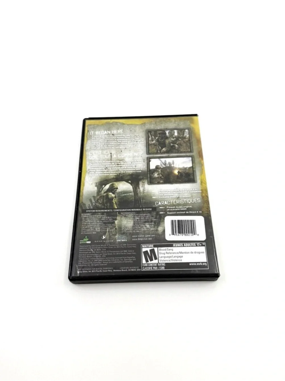 S.T.A.L.K.E.R. Clear Sky 2008 PC Video Game - Preowned - Complete with Manual